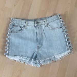 CARMAR JEAN LADDER SHORTS